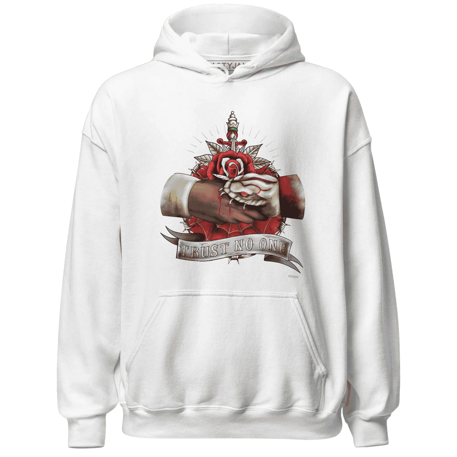 Dunk-Strawberry-Waffle-NastyJamz-Hoodie-Match-Trust-No-One-Old-School