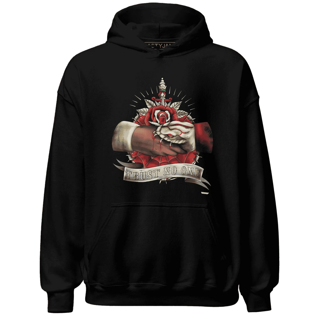 Dunk-Strawberry-Waffle-NastyJamz-Hoodie-Match-Trust-No-One-Old-School