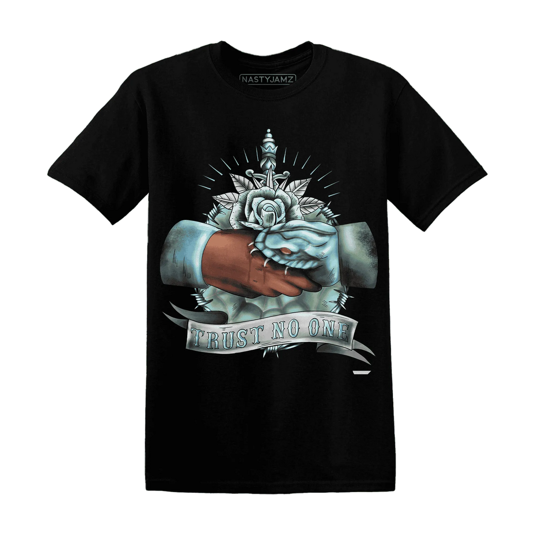 Dunk-Verdy-Visty-NastyJamz-T-Shirt-Match-Trust-No-One-Old-School
