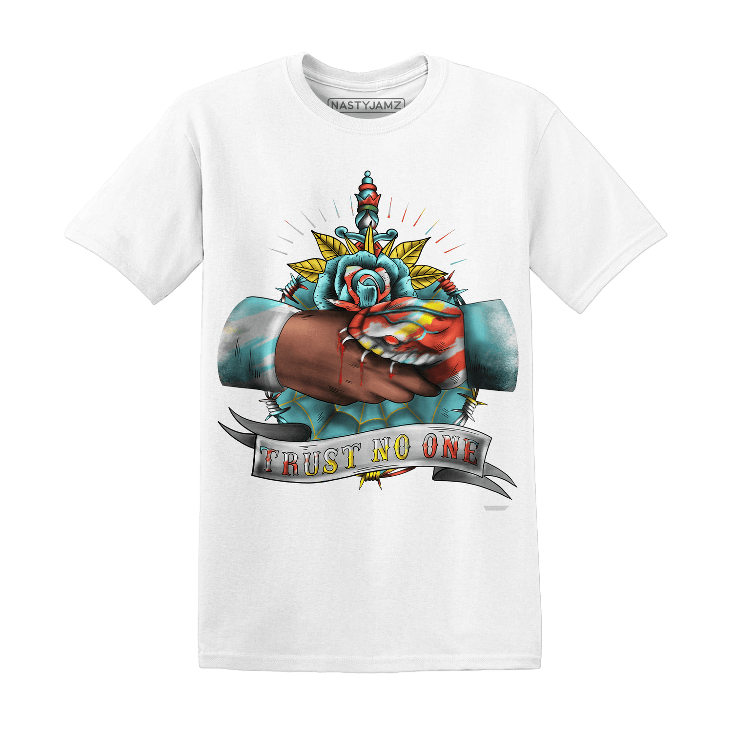 KB 8 Protro Venice Beach T Shirt Match Trust No One Old School - NastyJamz