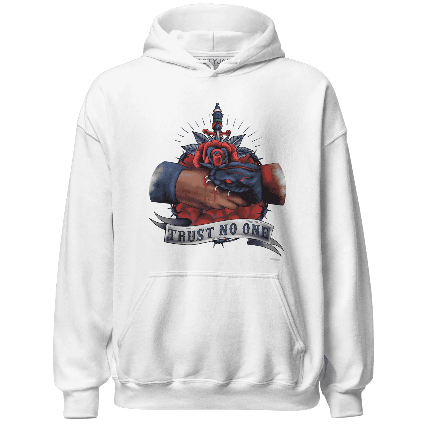VaporMax-Air-Plus-Midnight-Navy-Gold-Black-NastyJamz-Hoodie-Match-Trust-No-One-Old-School