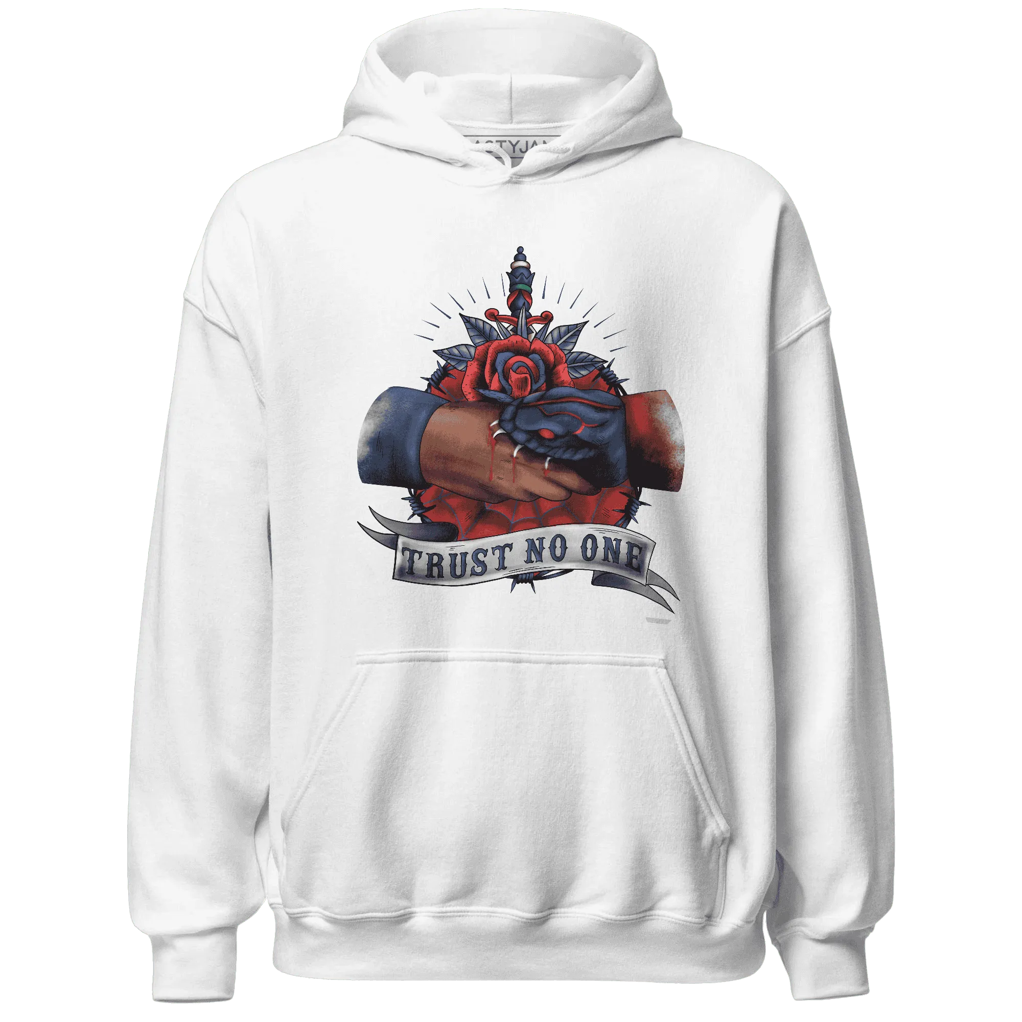 VaporMax-Air-Plus-Midnight-Navy-Gold-Black-NastyJamz-Hoodie-Match-Trust-No-One-Old-School