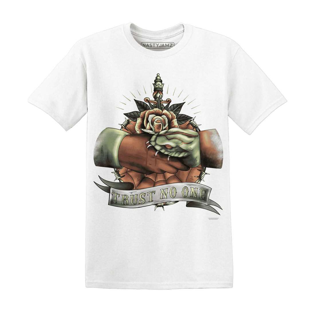 NastyJamz-VaporMax-Plus-Alligator-T-Shirt-Match-Trust-No-One-Old-School