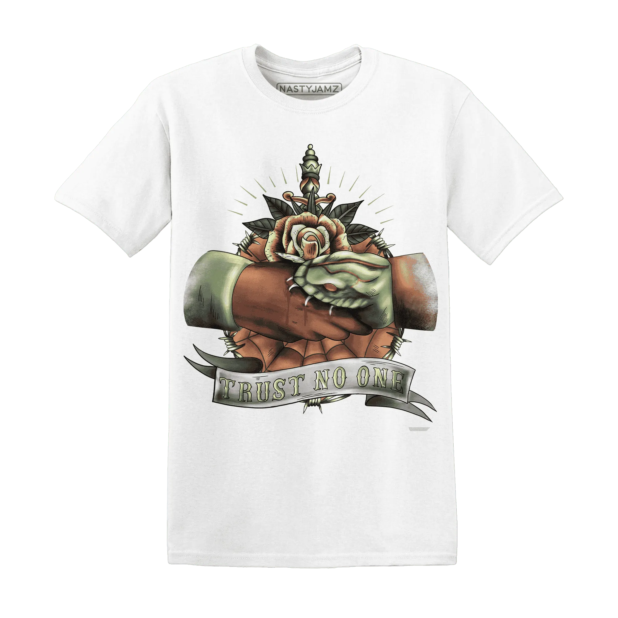 NastyJamz-VaporMax-Plus-Alligator-T-Shirt-Match-Trust-No-One-Old-School