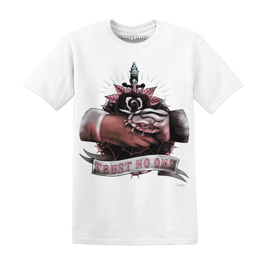 NastyJamz-VaporMax-Plus-South-Beach-T-Shirt-Match-Trust-No-One-Old-School