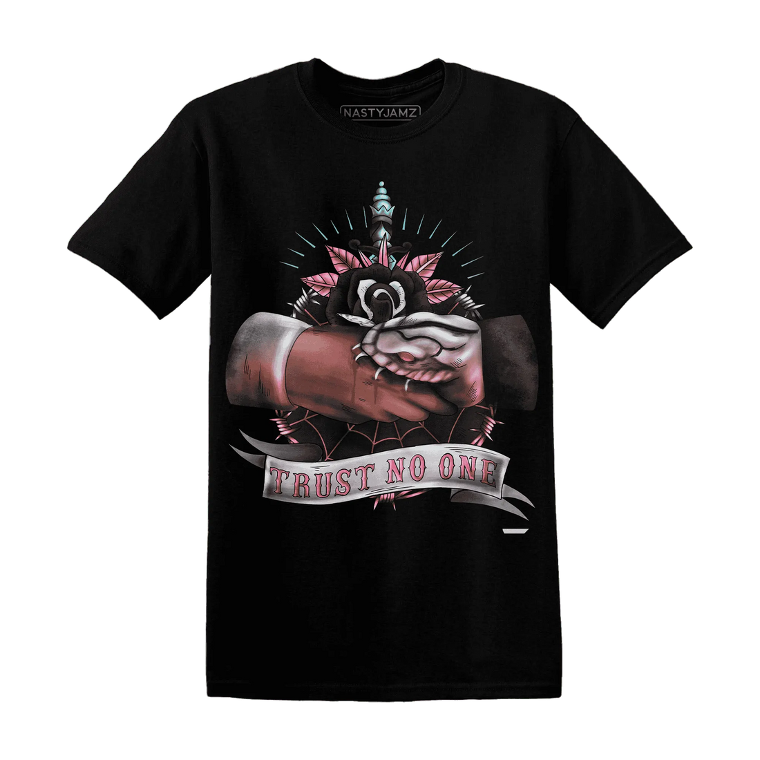 NastyJamz-VaporMax-Plus-South-Beach-T-Shirt-Match-Trust-No-One-Old-School