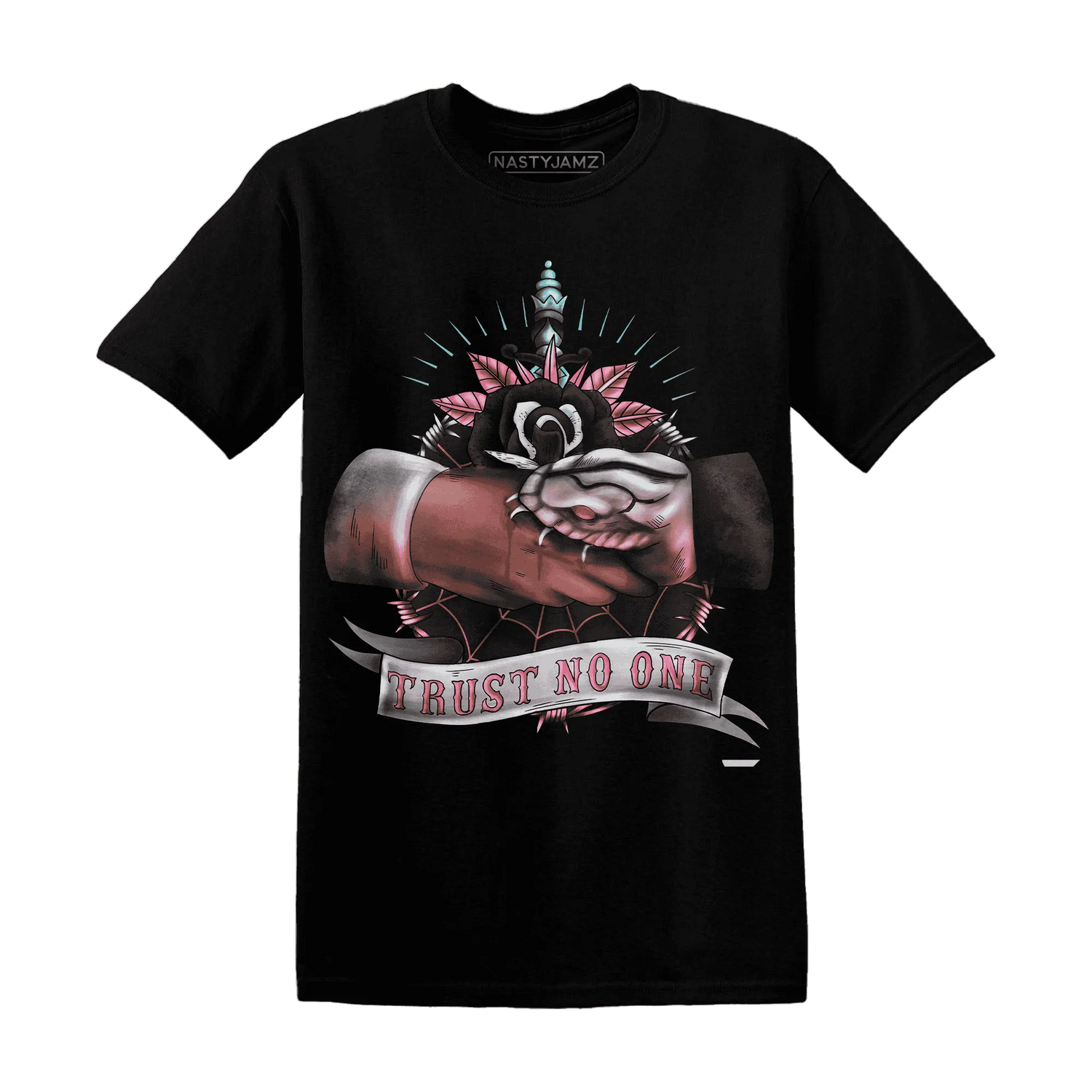 NastyJamz-VaporMax-Plus-South-Beach-T-Shirt-Match-Trust-No-One-Old-School
