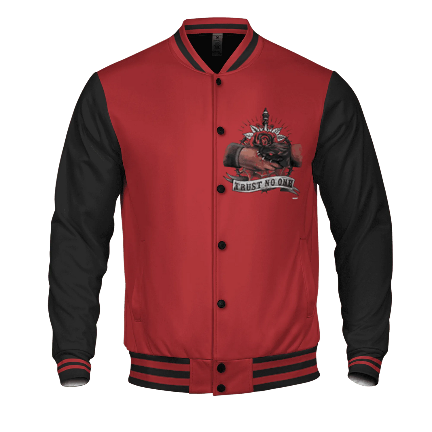 Black-Toe-Reimagined-Red-White-1s-NastyJamz-Varsity-Match-Trust-No-One-Old-School