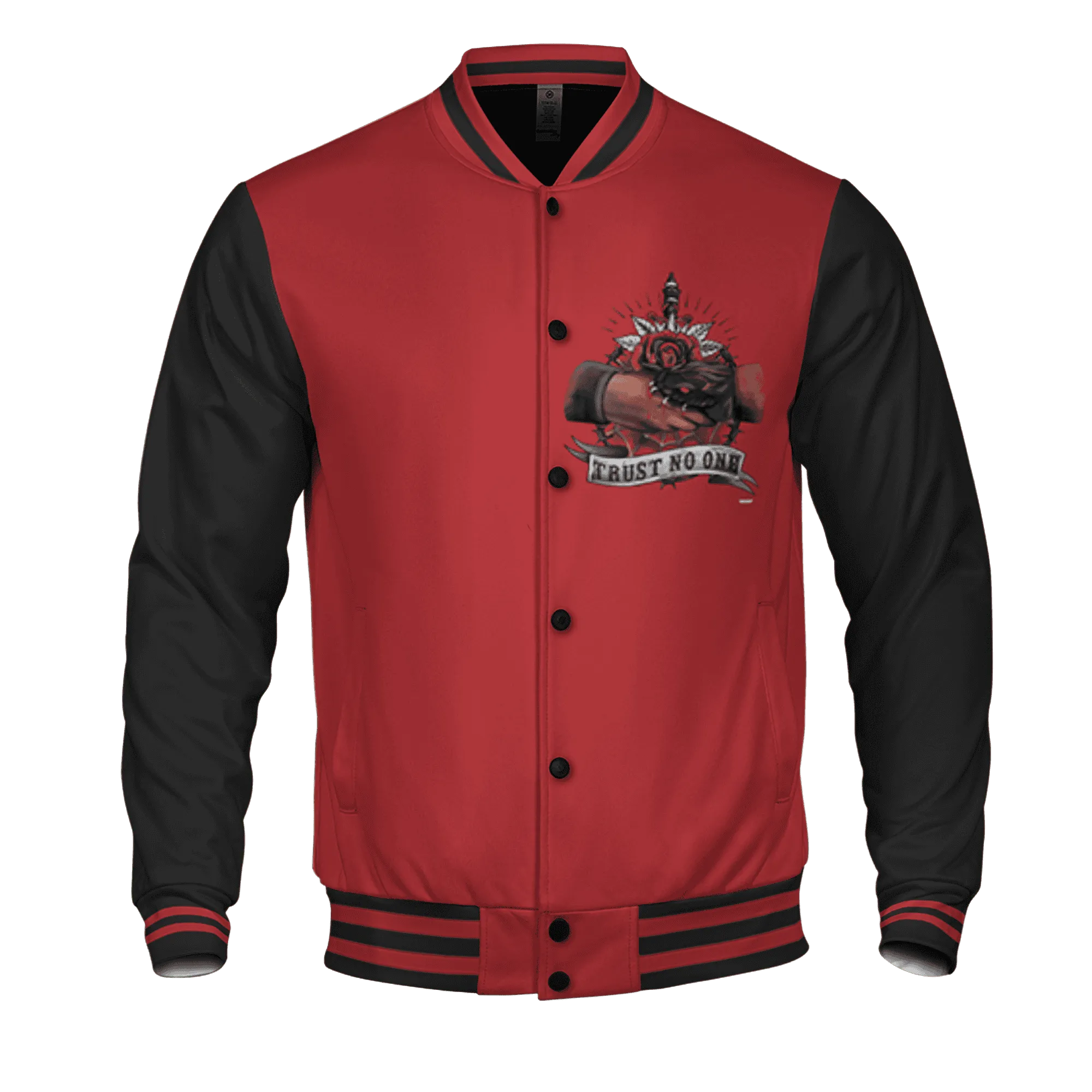 Black-Toe-Reimagined-Red-White-1s-NastyJamz-Varsity-Match-Trust-No-One-Old-School
