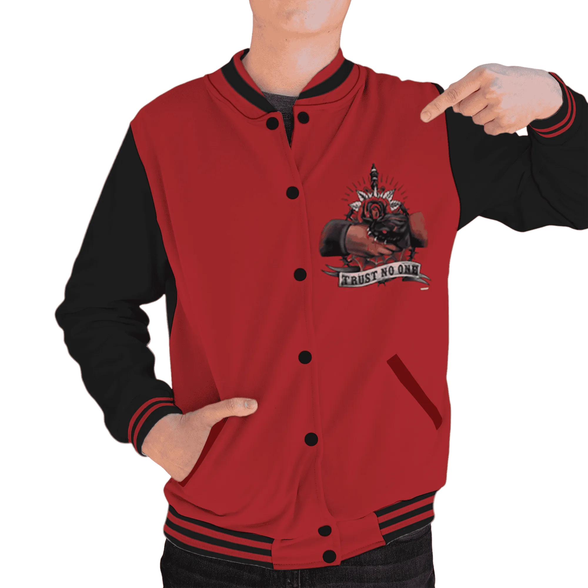 Black-Toe-Reimagined-Red-White-1s-NastyJamz-Varsity-Match-Trust-No-One-Old-School