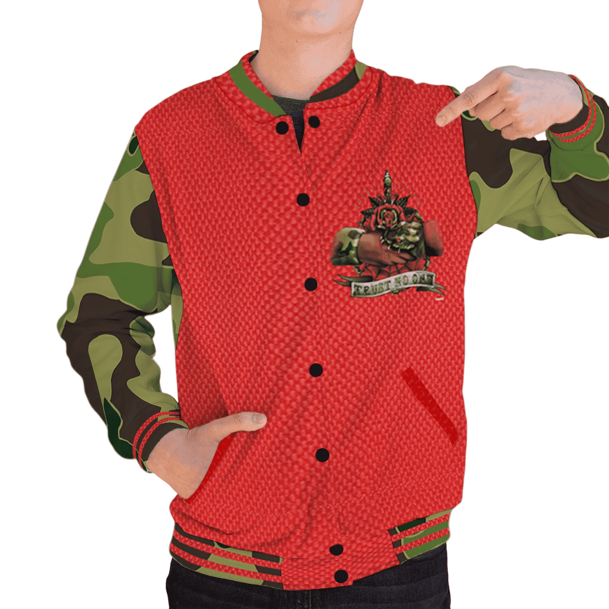 AM-90-Dark-Sage-Solar-Red-NastyJamz-Varsity-Match-Trust-No-One-Old-School