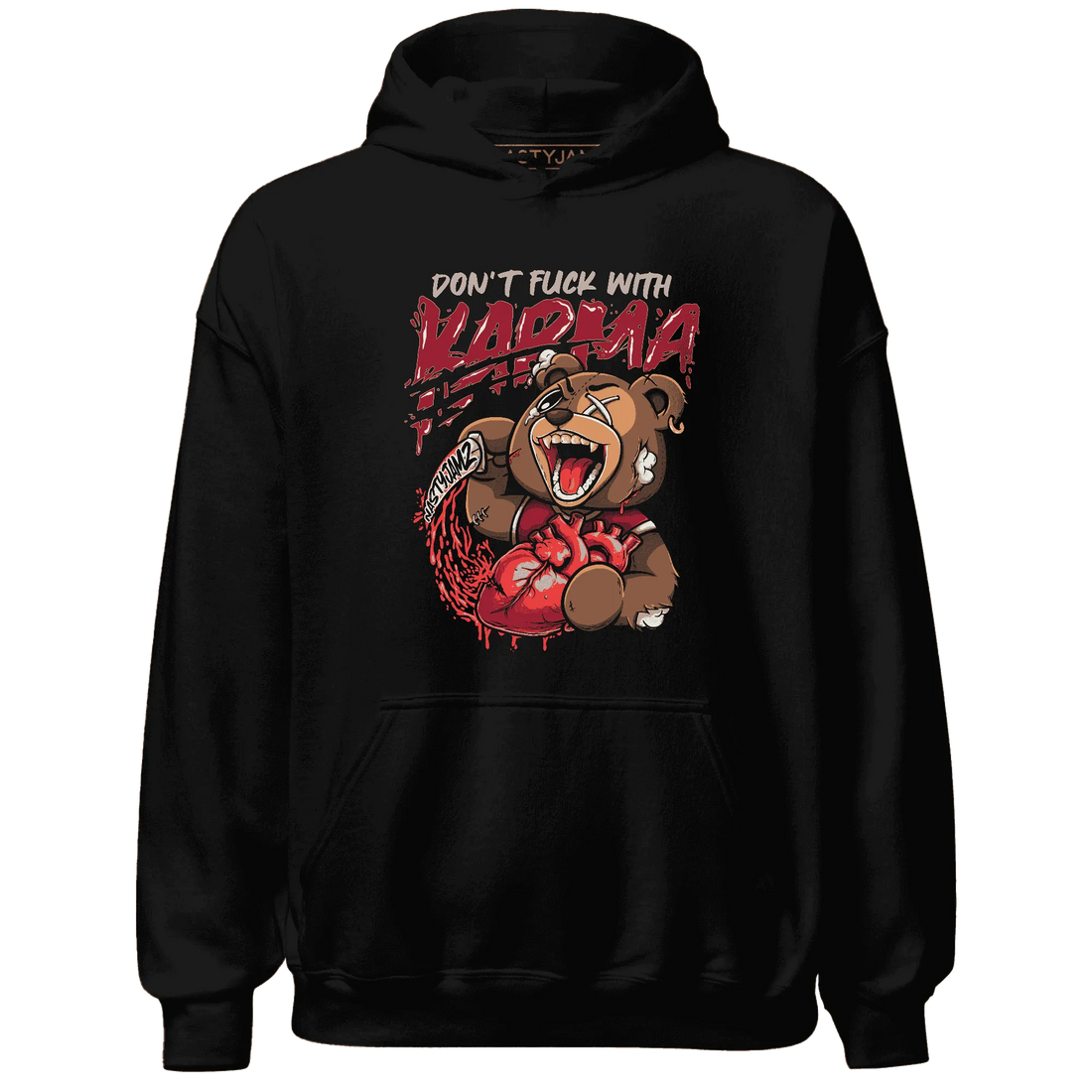 Retro-Red-Taxi-12s-Hoodie-Match-Turn-The-Tables-BER