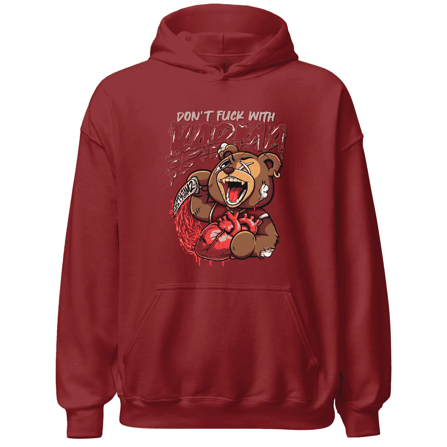 Retro-Red-Taxi-12s-Hoodie-Match-Turn-The-Tables-BER