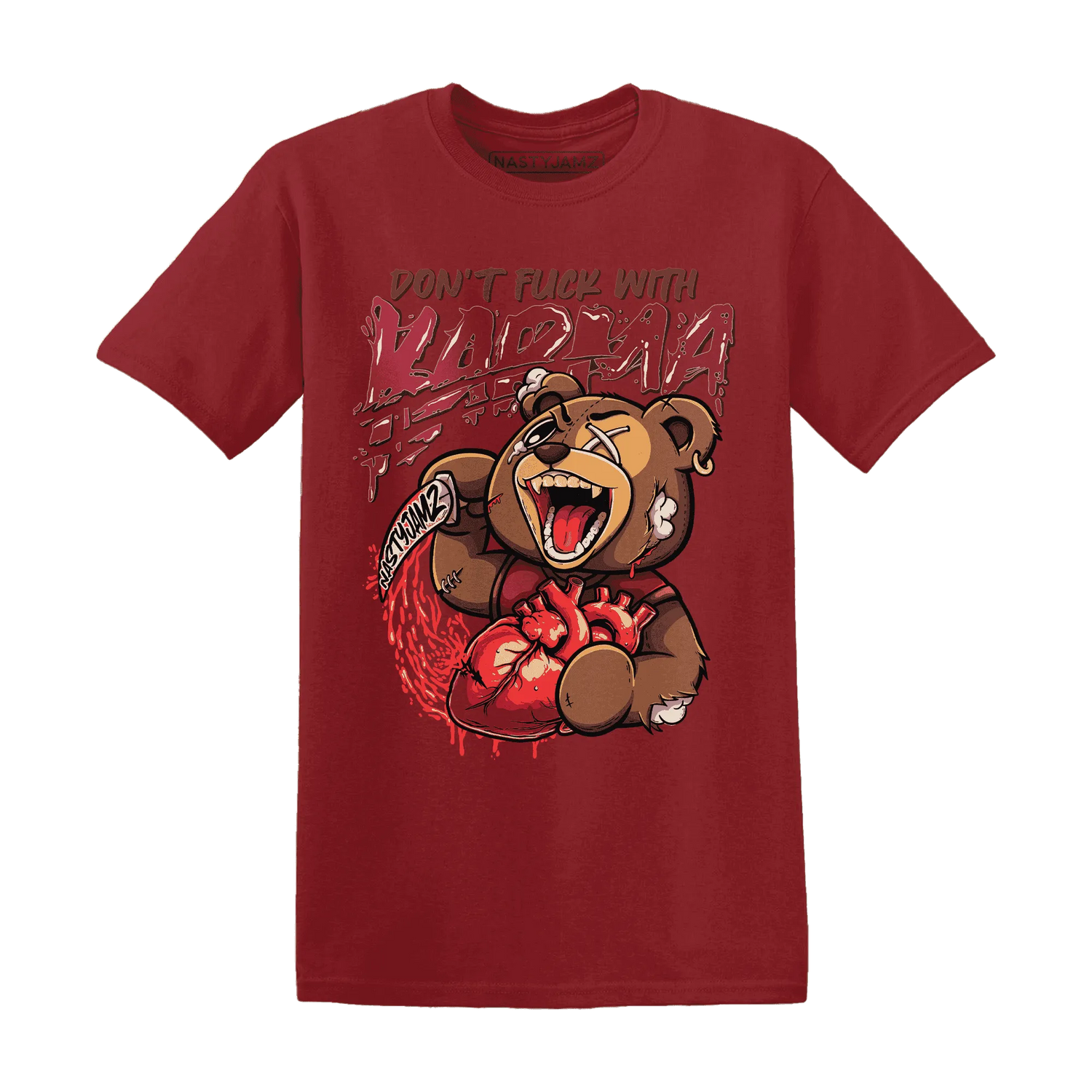 High-87-Metallic-Burgundy-1s-T-Shirt-Match-Turn-The-Tables-BER