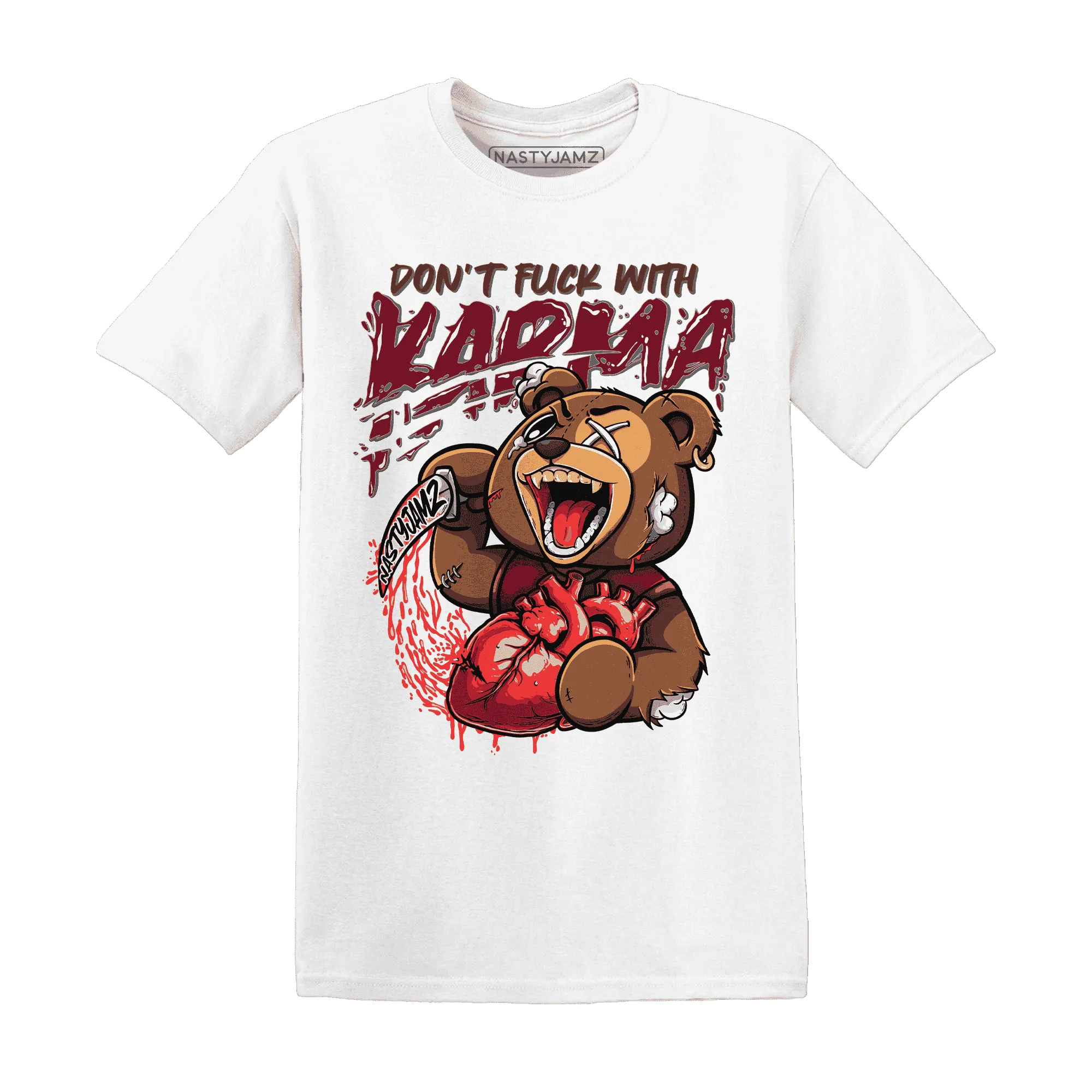 High-White-Team-Red-1s-T-Shirt-Match-Turn-The-Tables-BER