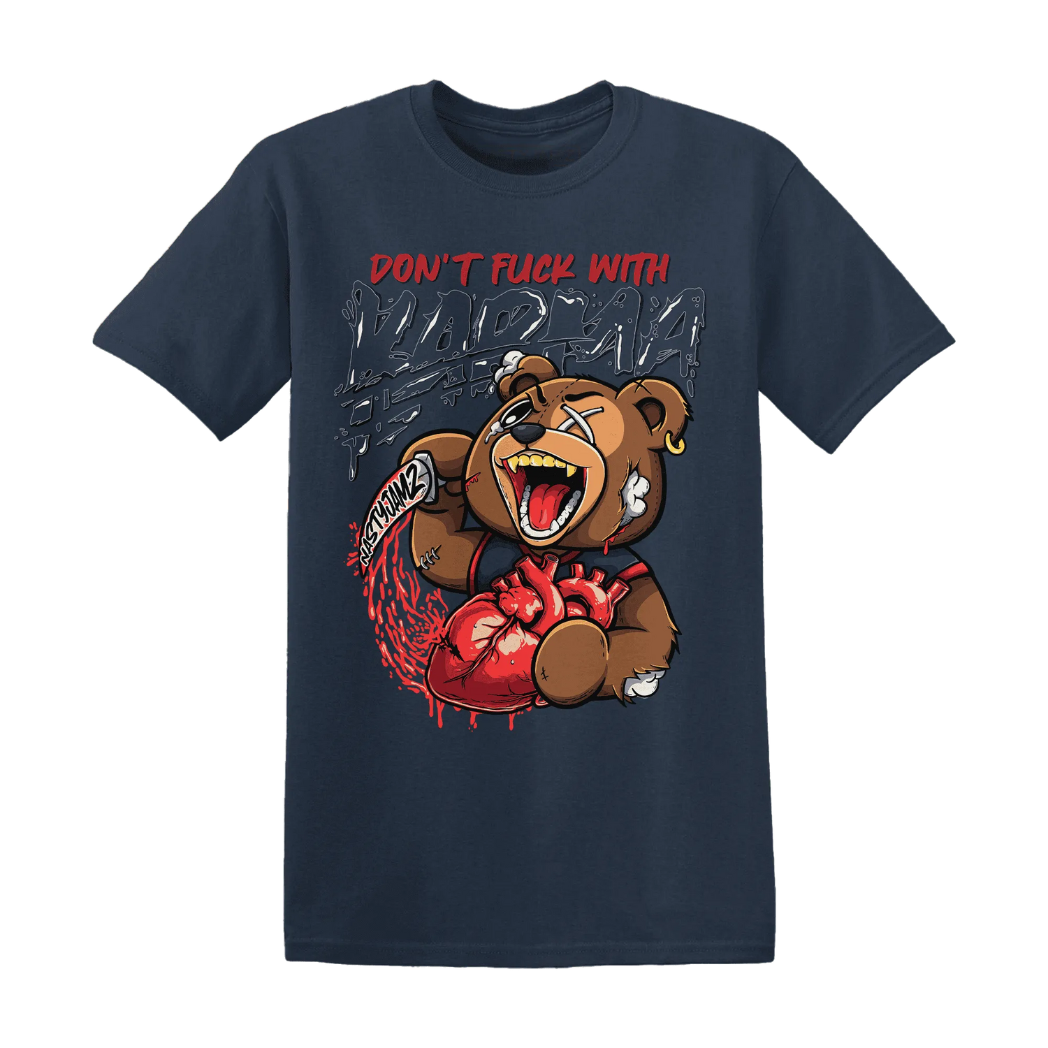 White-Navy-6s-T-Shirt-Match-Turn-The-Tables-BER
