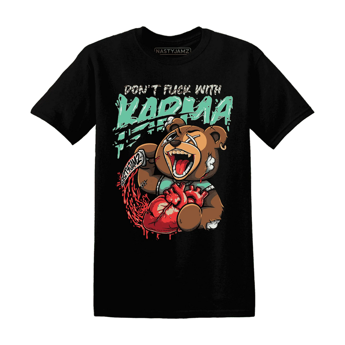 Green-Glow-3s-T-Shirt-Match-Turn-The-Tables-BER