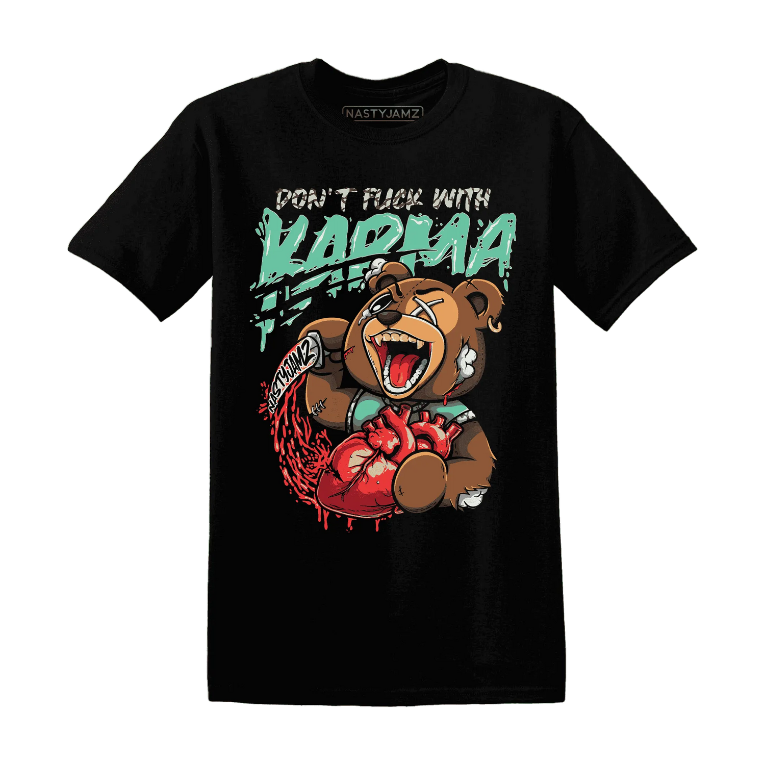 Green-Glow-3s-T-Shirt-Match-Turn-The-Tables-BER
