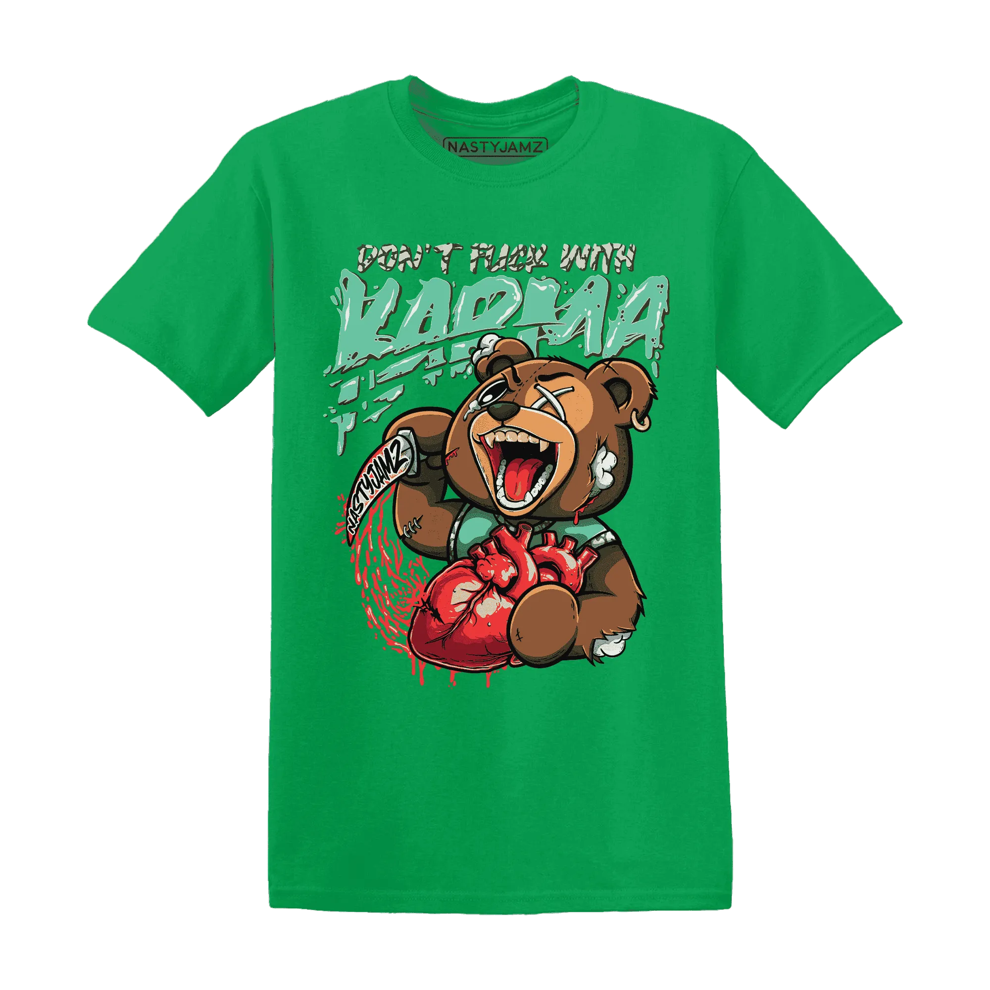 Green-Glow-3s-T-Shirt-Match-Turn-The-Tables-BER