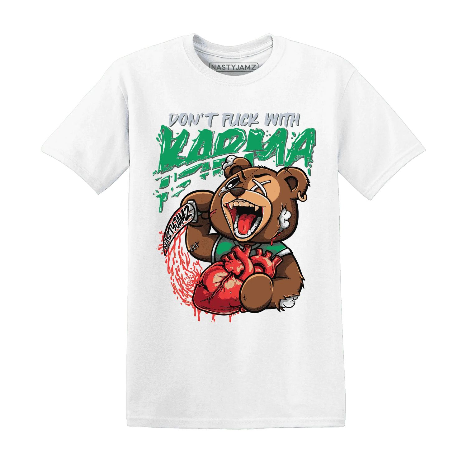 Lucky-Green-5s-T-Shirt-Match-Turn-The-Tables-BER