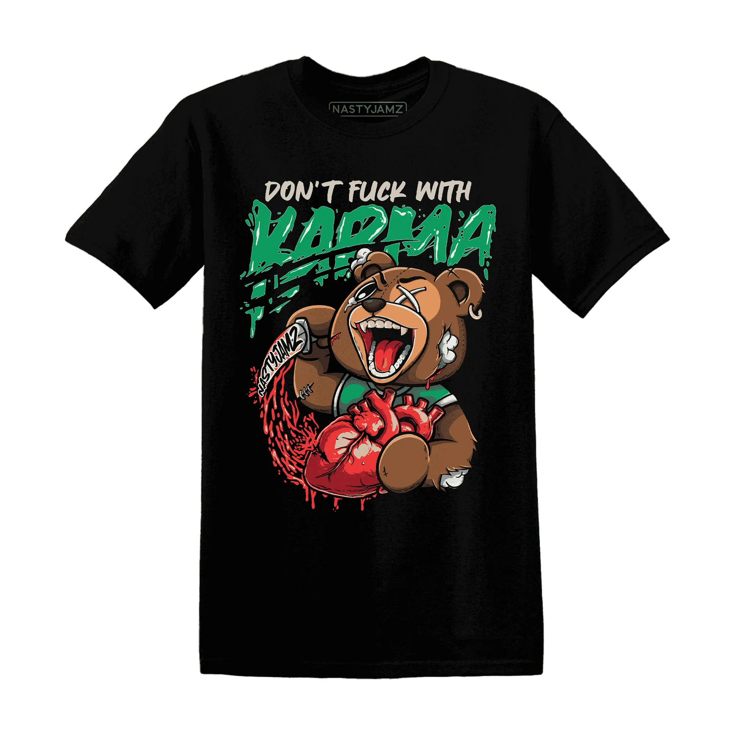 Lucky-Green-5s-T-Shirt-Match-Turn-The-Tables-BER