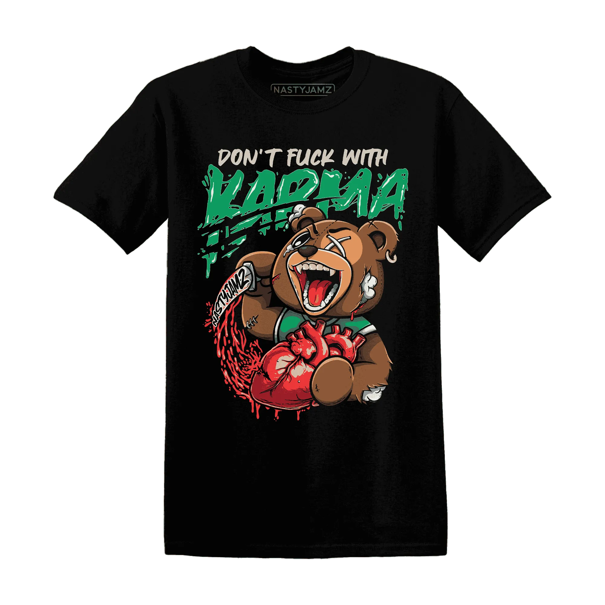Lucky-Green-5s-T-Shirt-Match-Turn-The-Tables-BER