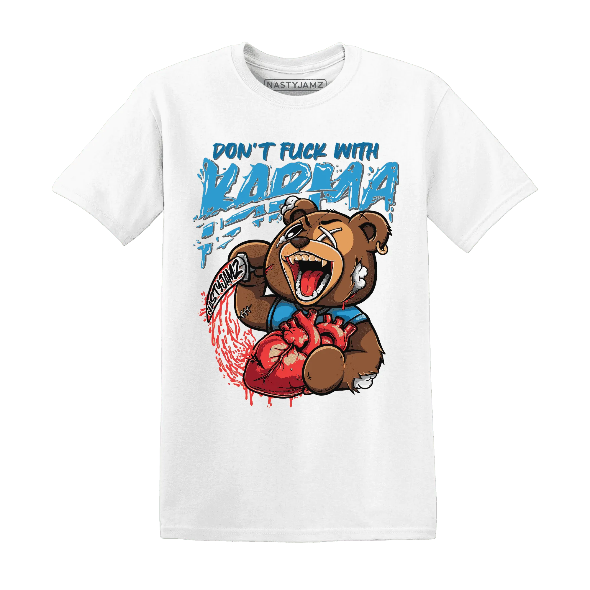 Powder-Blue-9s-T-Shirt-Match-Turn-The-Tables-BER