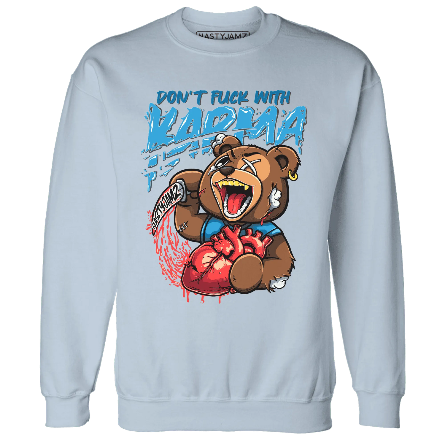 Powder-Blue-9s-Sweatshirt-Match-Turn-The-Tables-BER