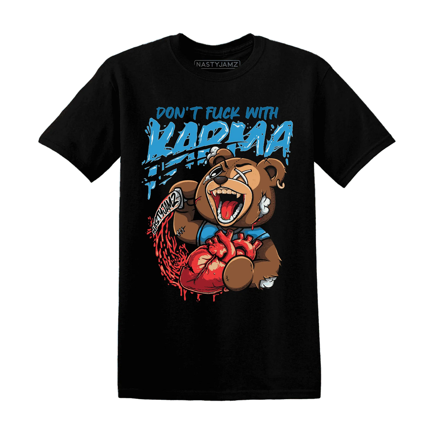 Powder-Blue-9s-T-Shirt-Match-Turn-The-Tables-BER