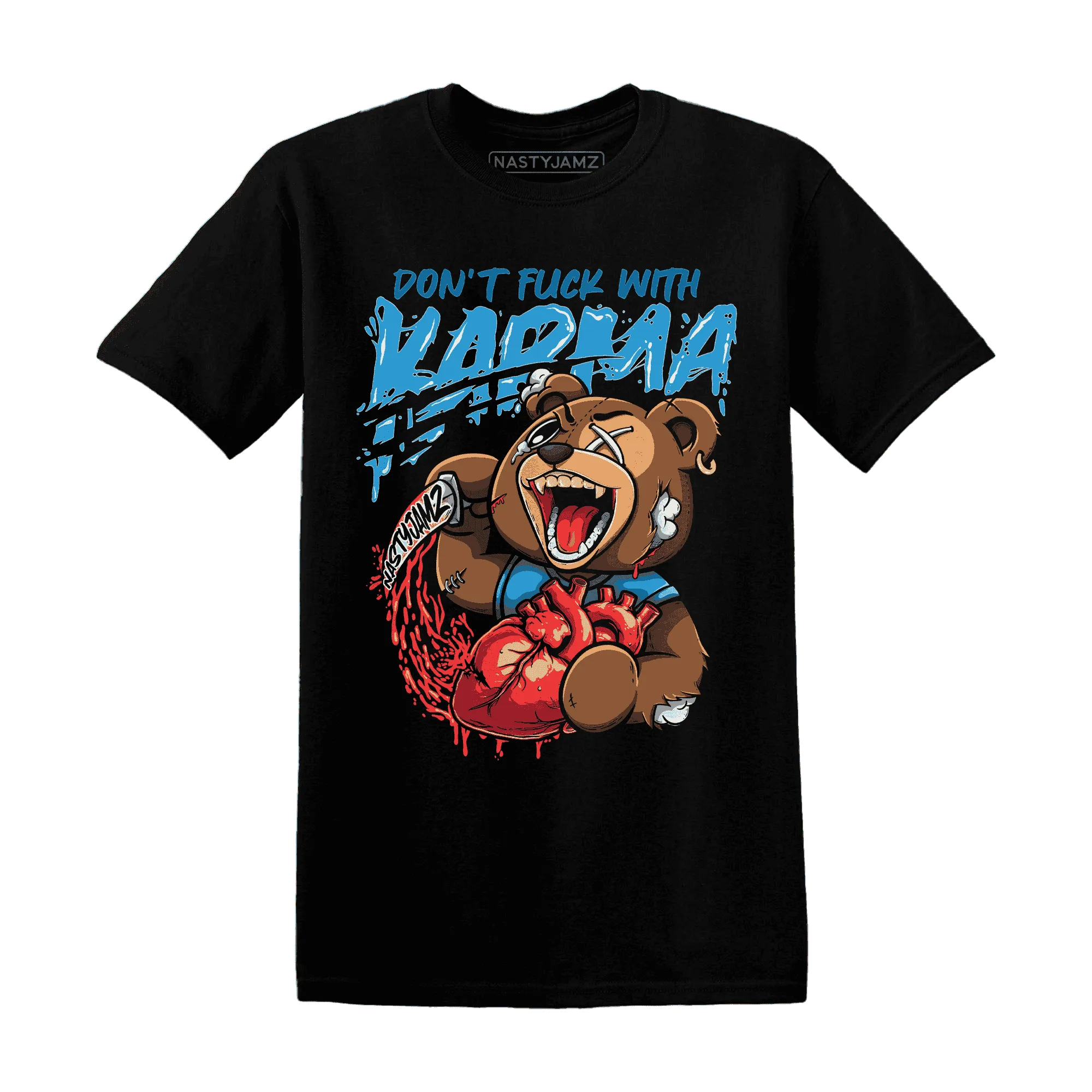 Powder-Blue-9s-T-Shirt-Match-Turn-The-Tables-BER