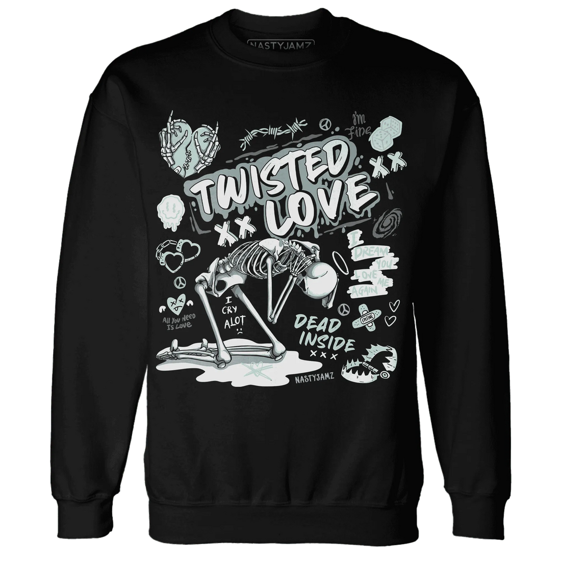 NastyJamz-AF-1-Low-Jade-Ice-White-Sweatshirt-Match-Twisted-Love