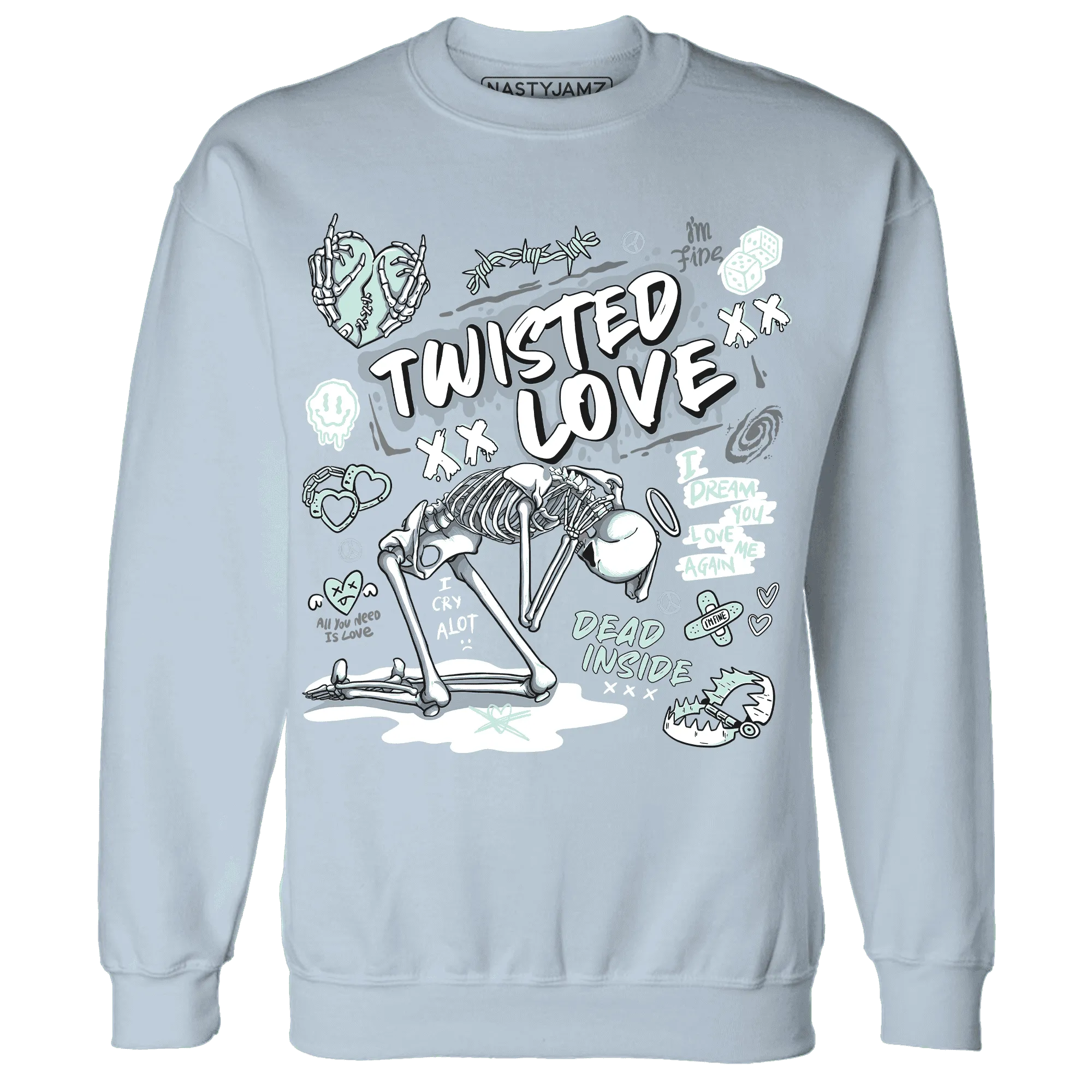 NastyJamz-AF-1-Low-Jade-Ice-White-Sweatshirt-Match-Twisted-Love