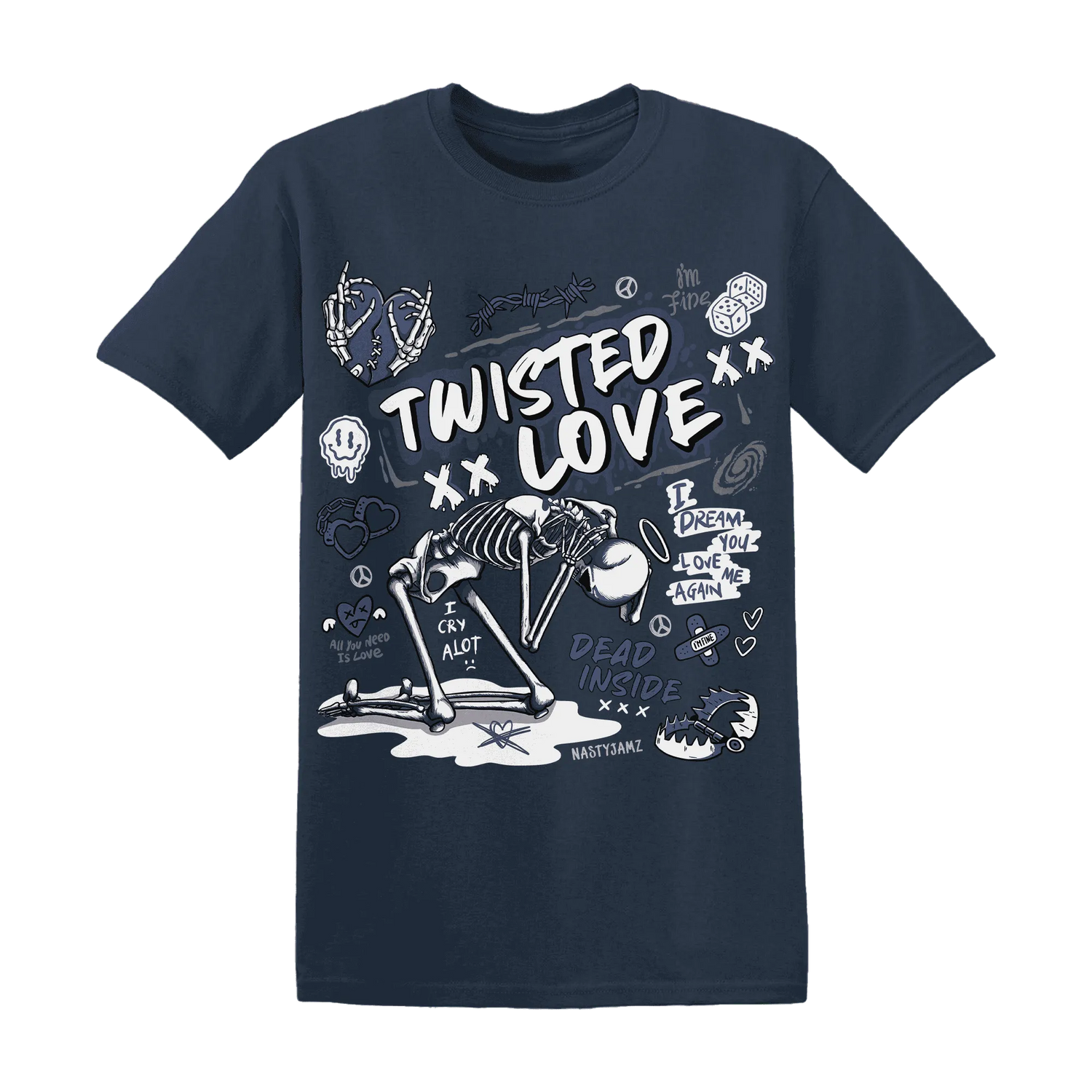 NastyJamz-Low-Diffused-Blue-11s-T-Shirt-Match-Twisted-Love