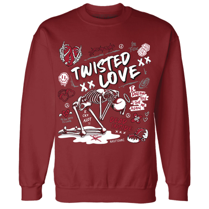 NastyJamz-Retro-Red-Taxi-12s-Sweatshirt-Match-Twisted-Love
