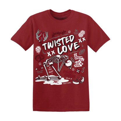NastyJamz-Retro-Red-Taxi-12s-T-Shirt-Match-Twisted-Love