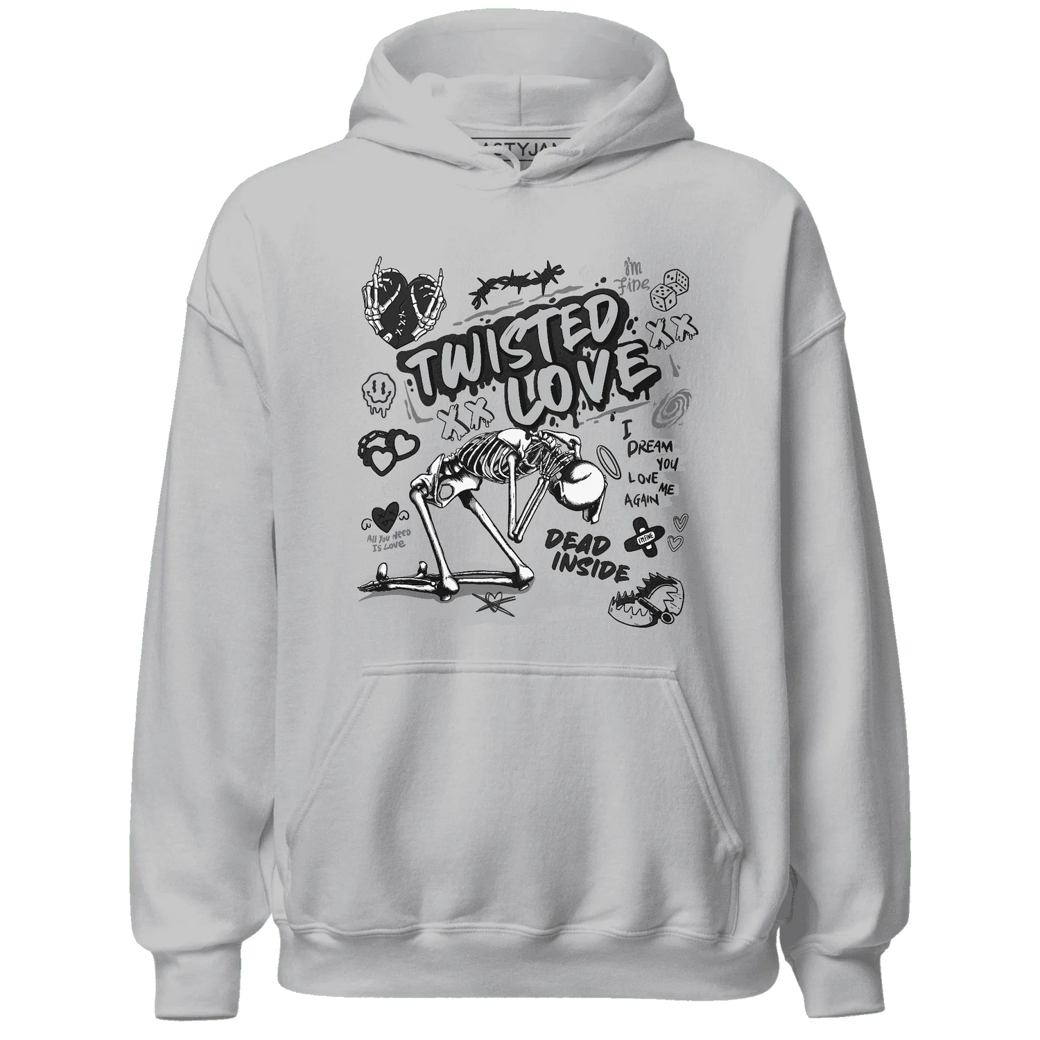 NastyJamz-Wolf-Grey-12s-Hoodie-Match-Twisted-Love