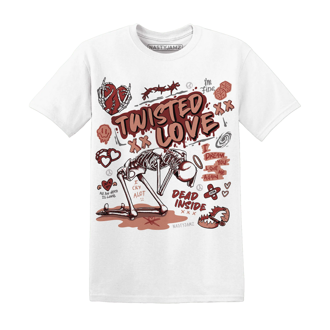 NastyJamz-Dune-Red-13s-T-Shirt-Match-Twisted-Love