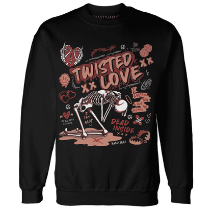 NastyJamz-Dune-Red-13s-Sweatshirt-Match-Twisted-Love