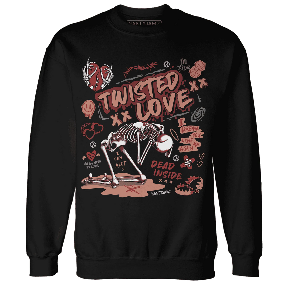 Dune-Red-13s-NastyJamz-Sweatshirt-Match-Twisted-Love