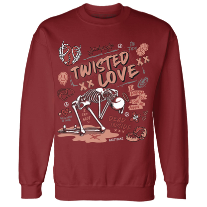 NastyJamz-Dune-Red-13s-Sweatshirt-Match-Twisted-Love