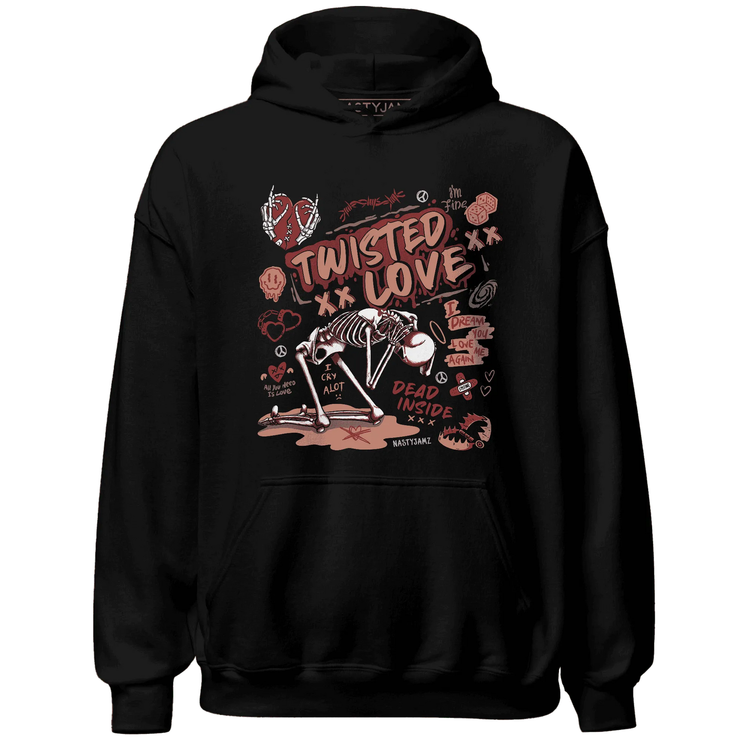 NastyJamz-Dune-Red-13s-Hoodie-Match-Twisted-Love