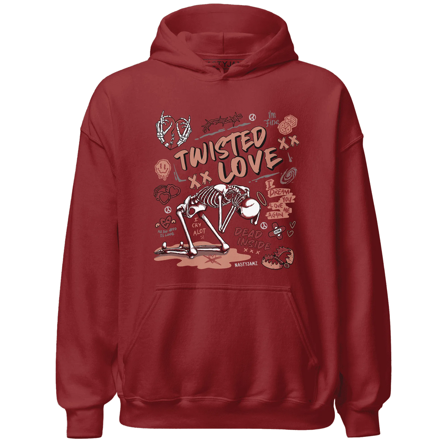 NastyJamz-Dune-Red-13s-Hoodie-Match-Twisted-Love