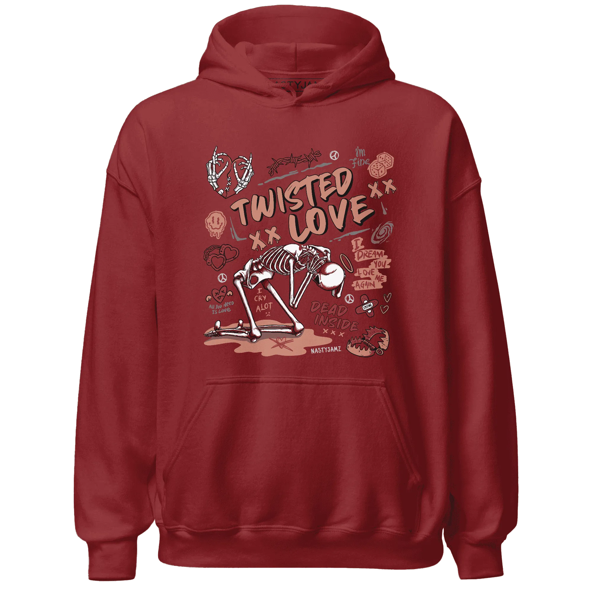 NastyJamz-Dune-Red-13s-Hoodie-Match-Twisted-Love