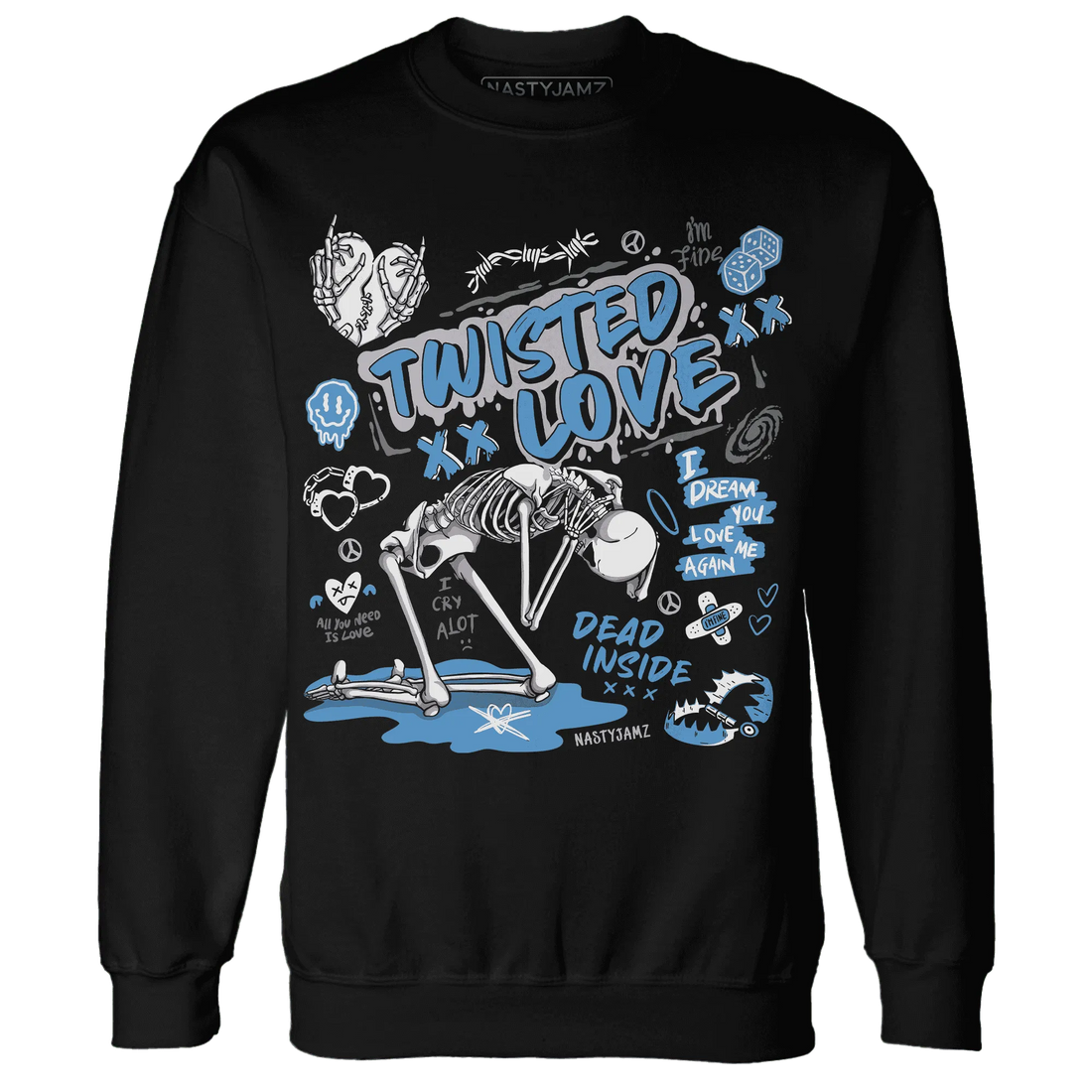 NastyJamz-Carolina-Blue-Univercitii-17s-Sweatshirt-Match-Twisted-Love