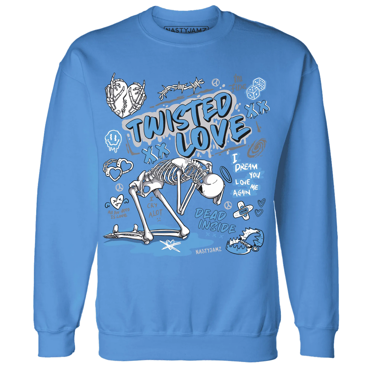 NastyJamz-Carolina-Blue-Univercitii-17s-Sweatshirt-Match-Twisted-Love