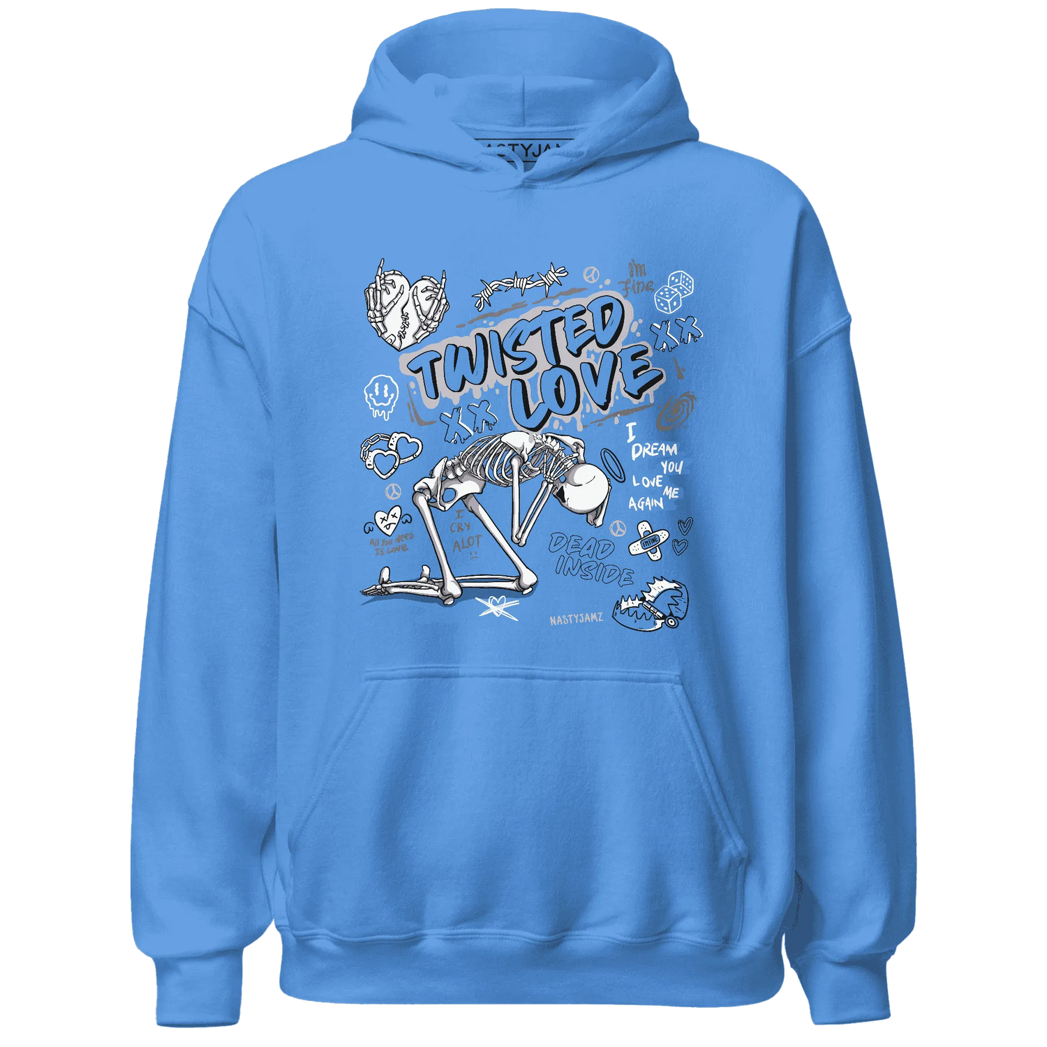 NastyJamz-Carolina-Blue-Univercitii-17s-Hoodie-Match-Twisted-Love