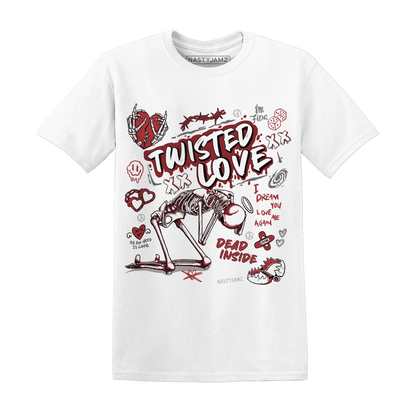 Black-Toe-Reimagined-Red-White-1s-T-Shirt-Match-Twisted-Love