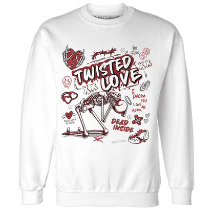 Black-Toe-Reimagined-Red-White-1s-Sweatshirt-Match-Twisted-Love