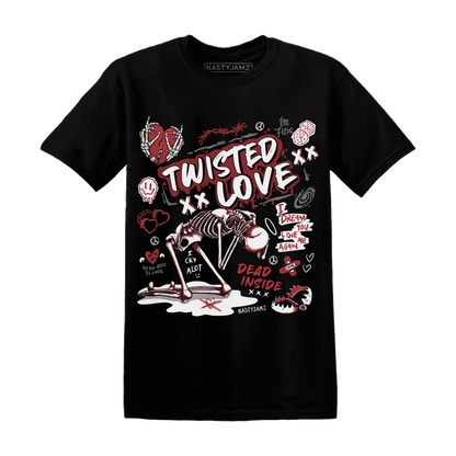 Black-Toe-Reimagined-Red-White-1s-T-Shirt-Match-Twisted-Love
