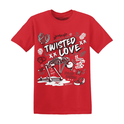 Black-Toe-Reimagined-Red-White-1s-T-Shirt-Match-Twisted-Love